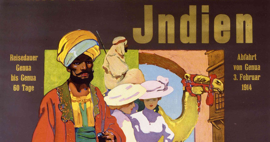 Mit der Hapag nach Indien, 1913?, HL-Ref. 834. [Hapag-Lloyd AG, Hamburg.]