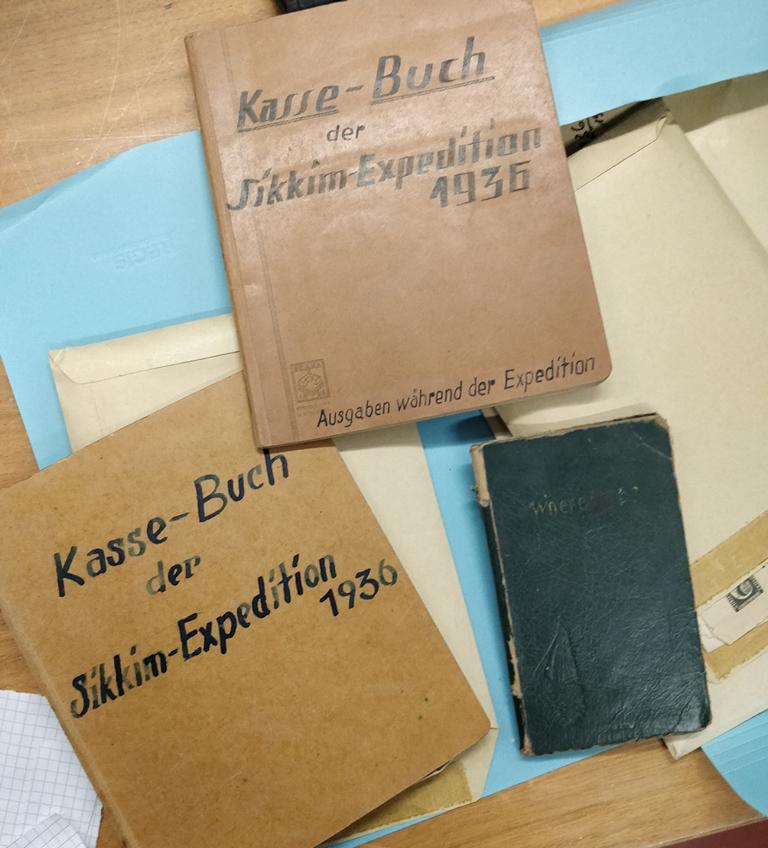 Account books of the Sikkim Expedition of 1936